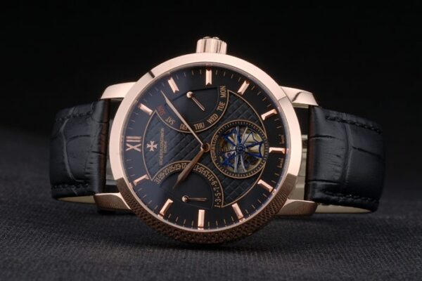 Vacheron Constantin Replica Watches Luxury Leather 80227