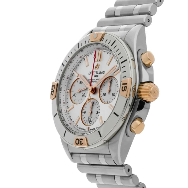Breitling White Dial Silver Replica