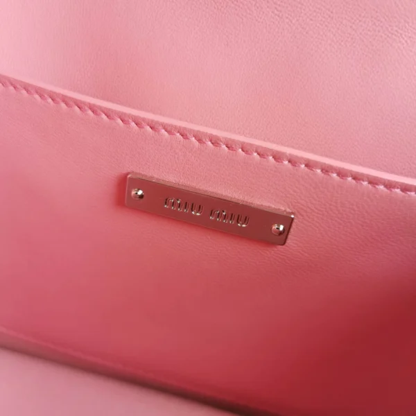 Miu Miu cherry blossom pink Model: 5BD084# size: 20, 5.5, 12