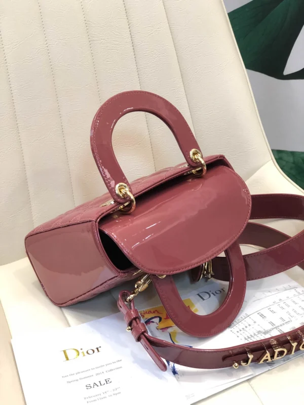 ABCDior Calf Lacquered Rattan Tote Size 20 x 16.5 x 8cm