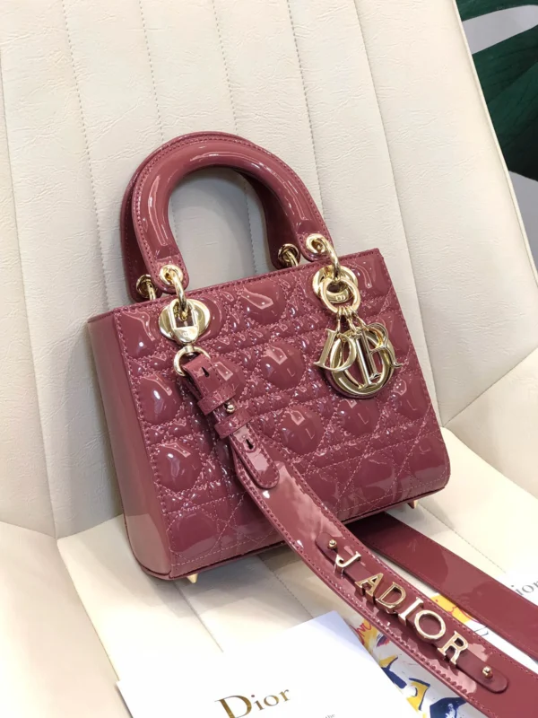 ABCDior Calf Lacquered Rattan Tote Size 20 x 16.5 x 8cm